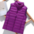 Colete Puffer Maria Helena lilas