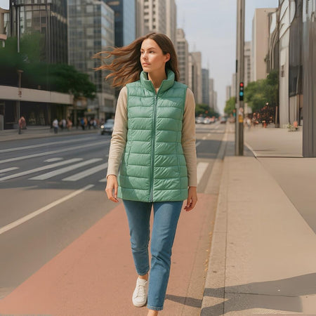 Colete Puffer Maria Helena - modelo
