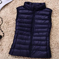 Colete Puffer Maria Helena azul