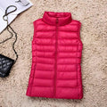 Colete Puffer Maria Helena rosa