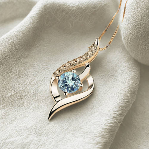 Colar Blue Lagoon | Prata 925 Esterlina