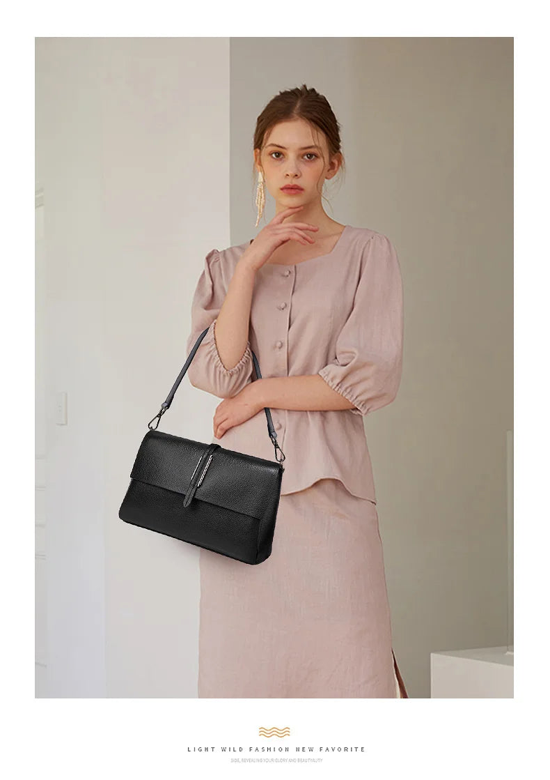 A - Bolso de piel Puglia