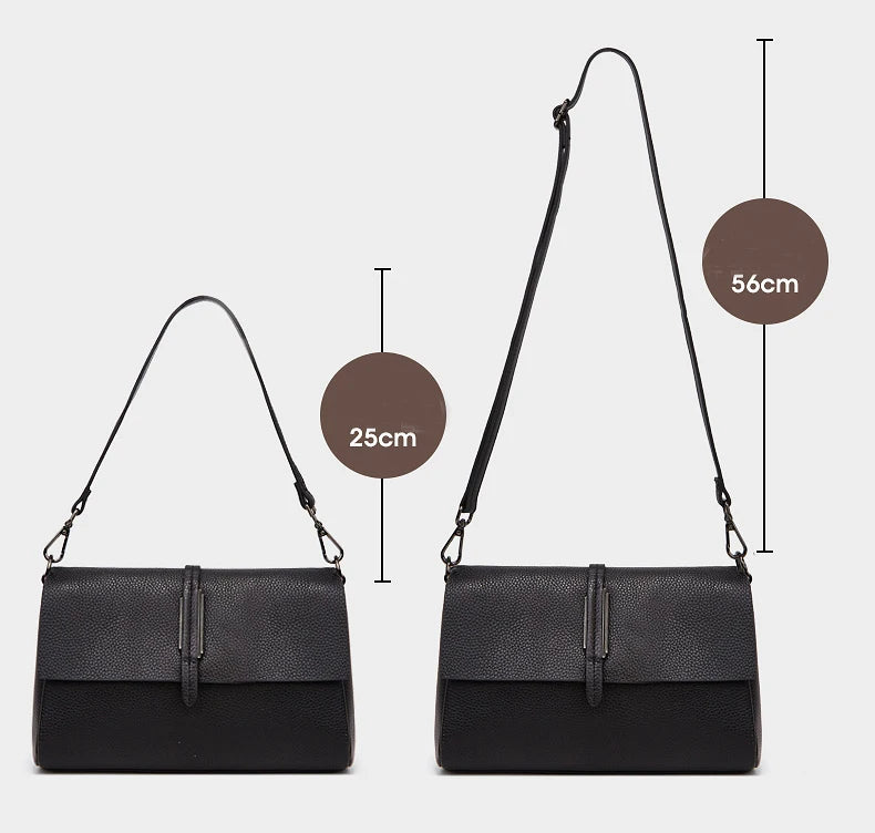 A - Bolso de piel Puglia