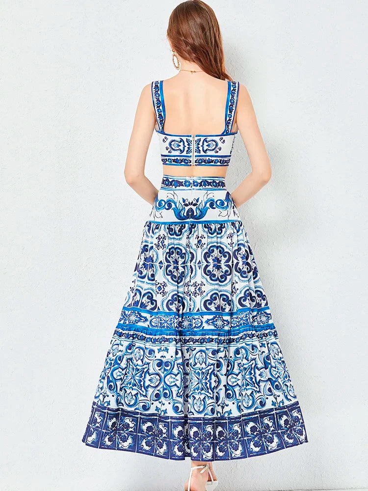 A - Valentina Set | Skirt+Cropped