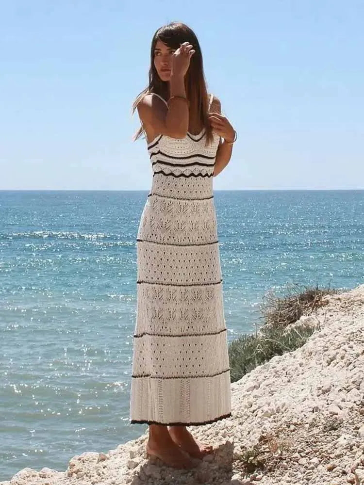 Vestido de punto Kimolos