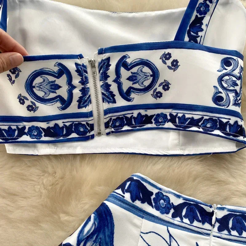 A - Valentina Set | Skirt+Cropped