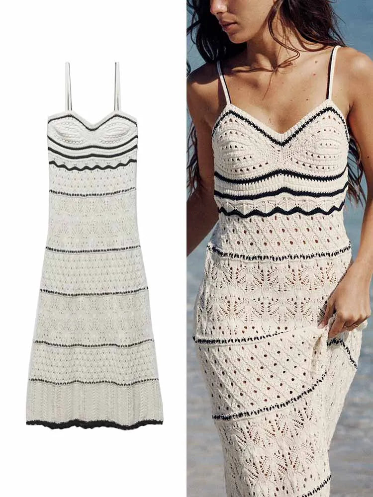 Vestido de punto Kimolos